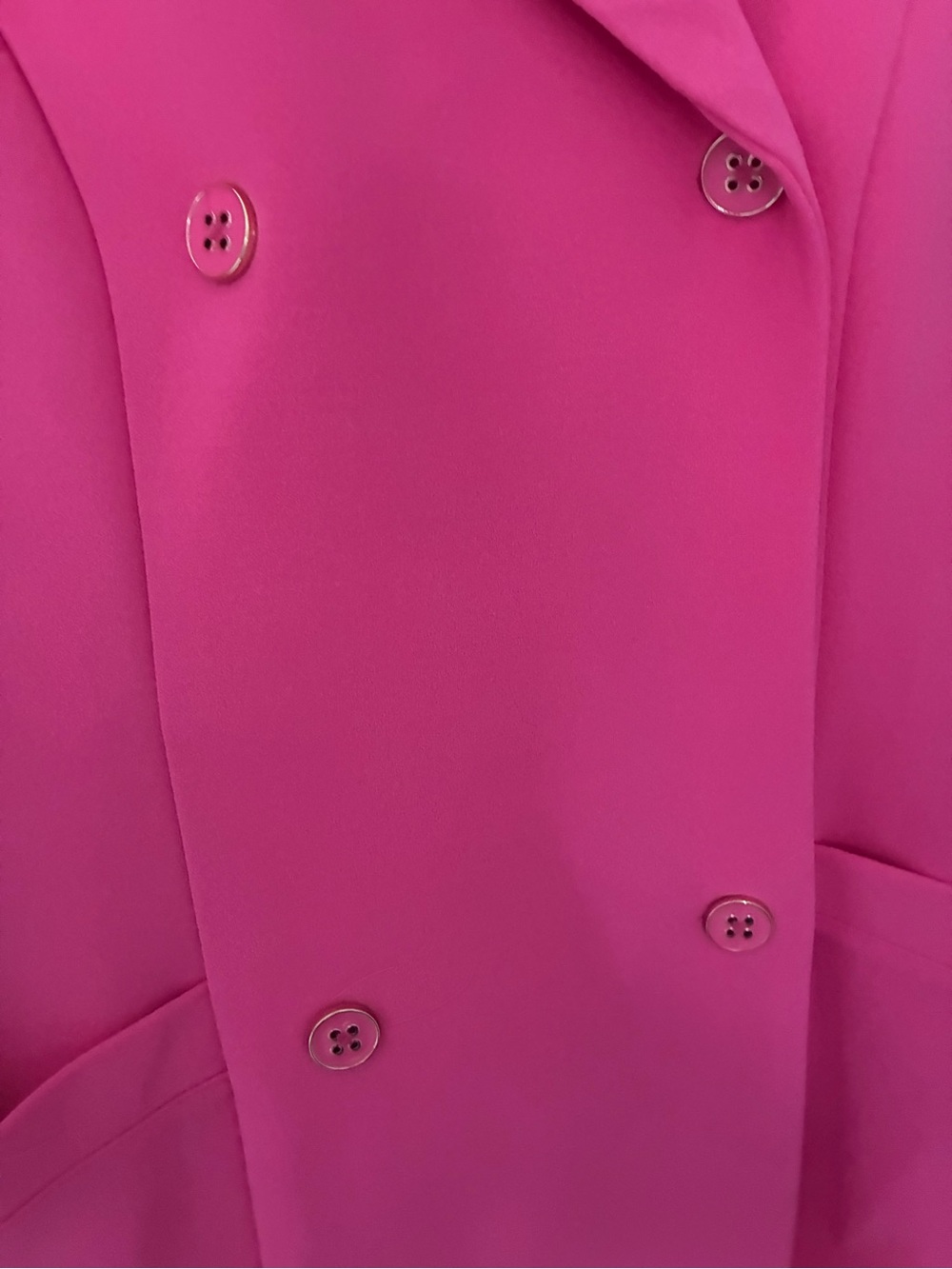 Nanette Lepore Bright Pink Tailored Blazer Dress - Picture 4 of 4